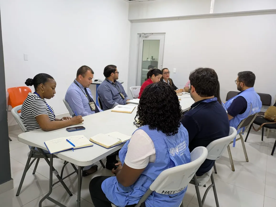 Reunión con el Ministerio Público en La Ceiba